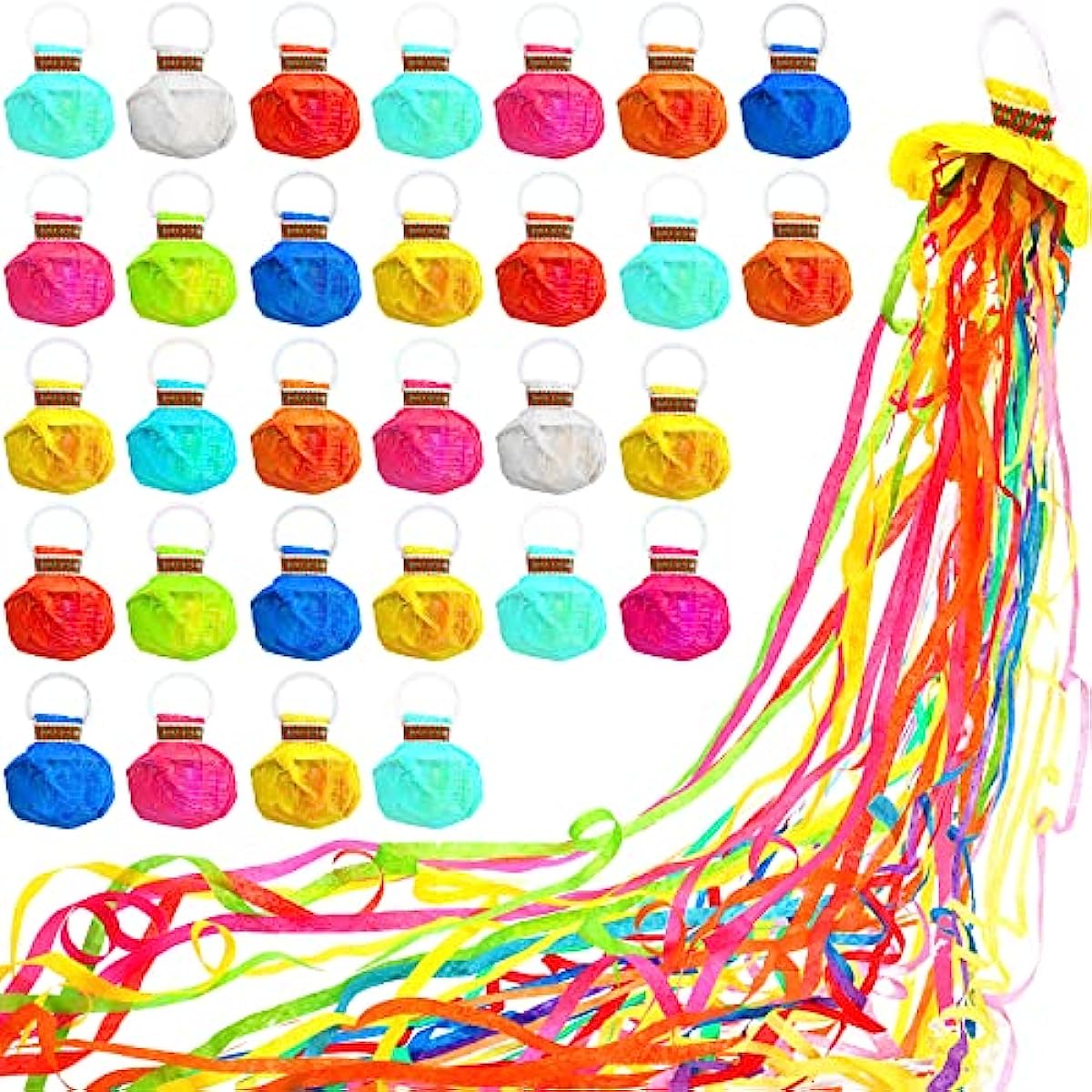 10Pcs Poppers Hand Throw Strea - مراجعة Confetti Cannon Tube وسعره