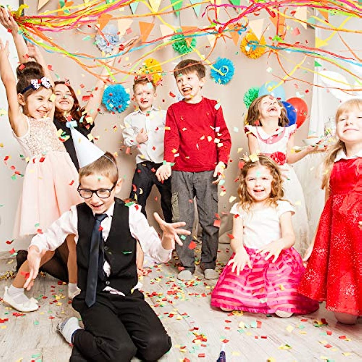 10Pcs Poppers Hand Throw Strea - مراجعة Confetti Cannon Tube وسعره