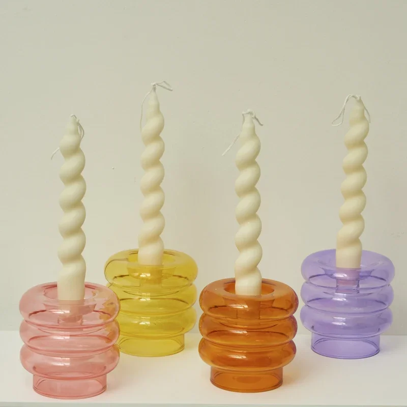 2pc Spiral Candles Scented Can - مراجعة Centerpiece Stick وسعره