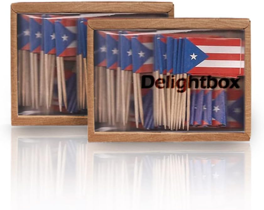 2 Boxes Mini Toothpick Flags P - مراجعة Event Party Box وسعره