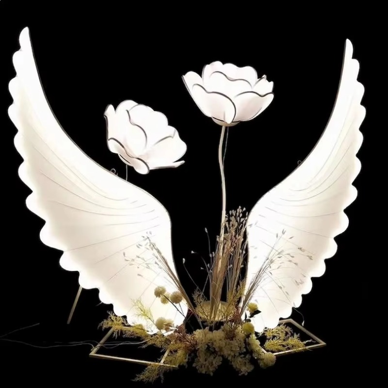 Glowing Angel Wings Light Prop - مراجعة Event & Party Supply وسعره