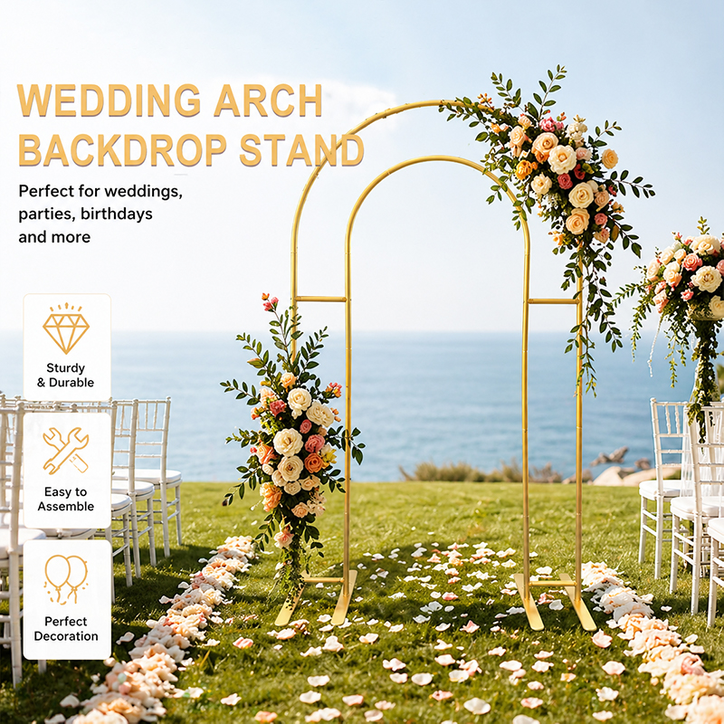 Open Arch Backdrop Stand, Doub - مراجعة Balloon Arch Kit وسعره