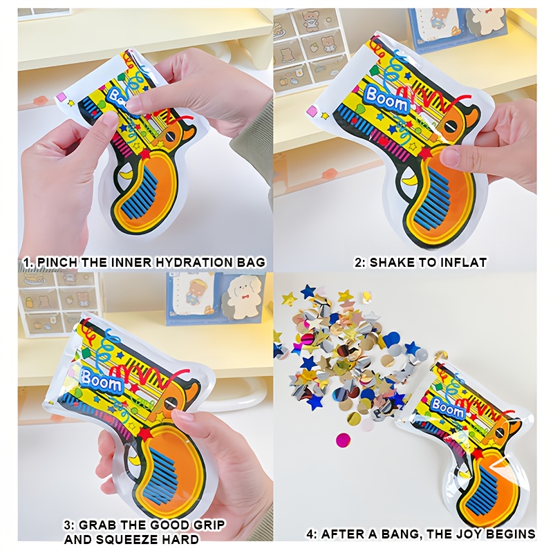 20 Colorful Confetti Poppers,  - مراجعة Confetti Cannon Tube وسعره