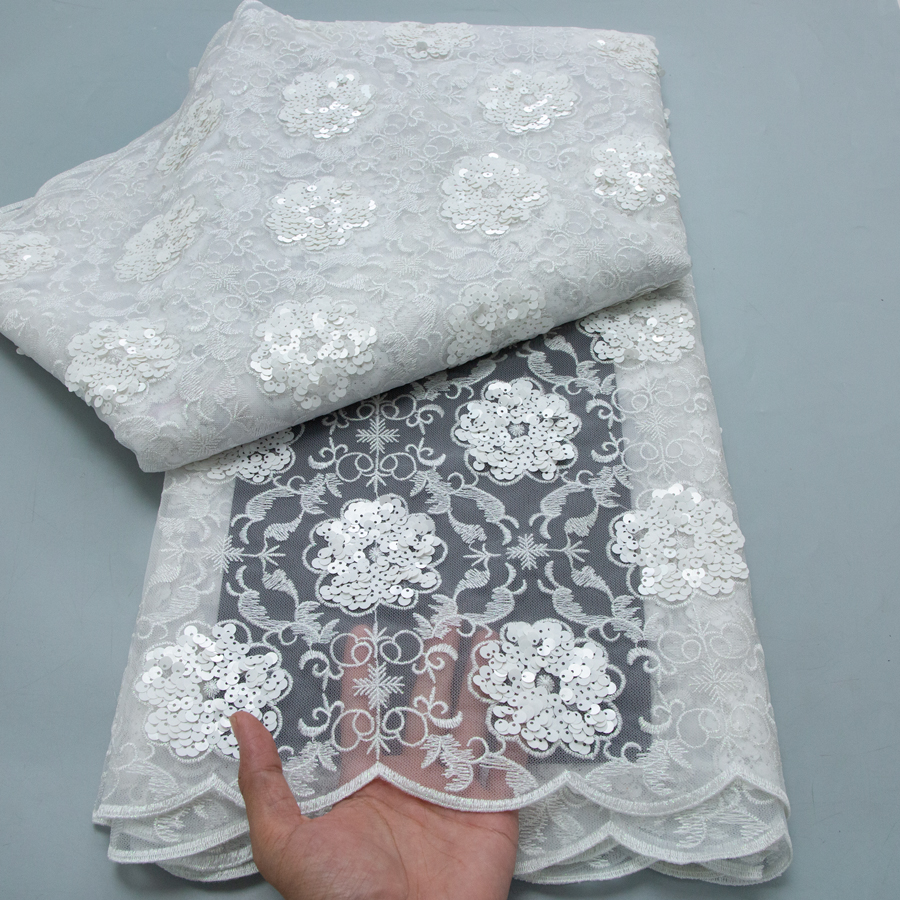 2026 French Embroidered Mesh L - مراجعة Glitter Tablecloth وسعره
