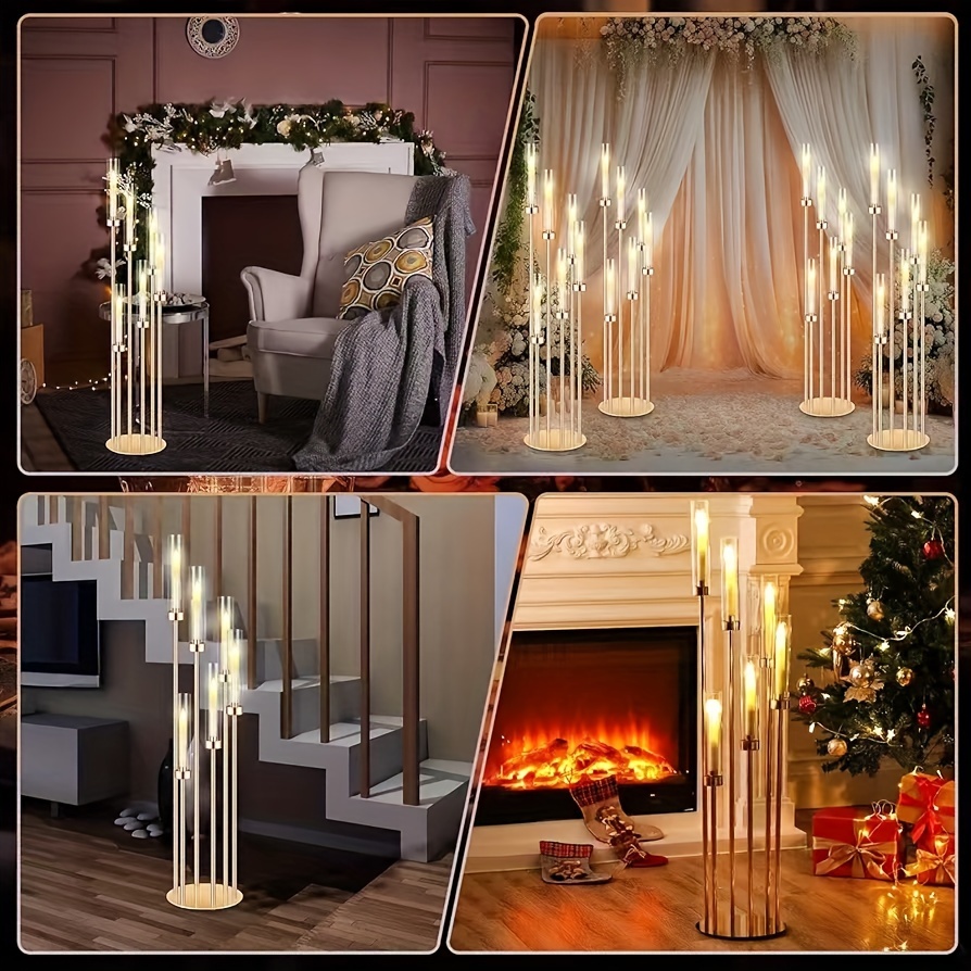 2 Sets Floor Candelabra 6 Arms - مراجعة Centerpiece Stick وسعره