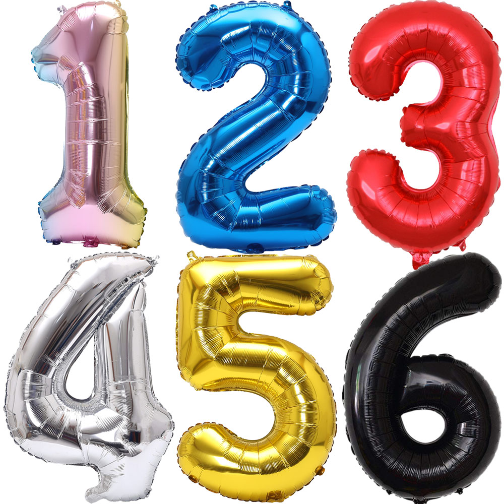 32inch Rainbow Gradient Number - مراجعة Balloon Pump Hand وسعره