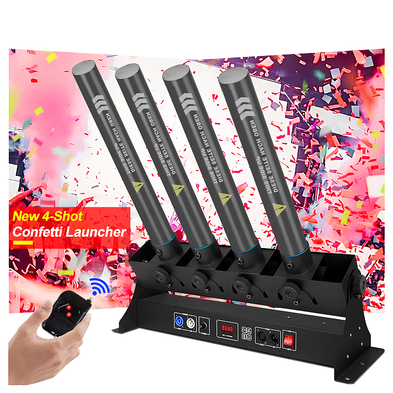 SHTX 4-Tube Confetti Launcher, - مراجعة Confetti Cannon Tube وسعره