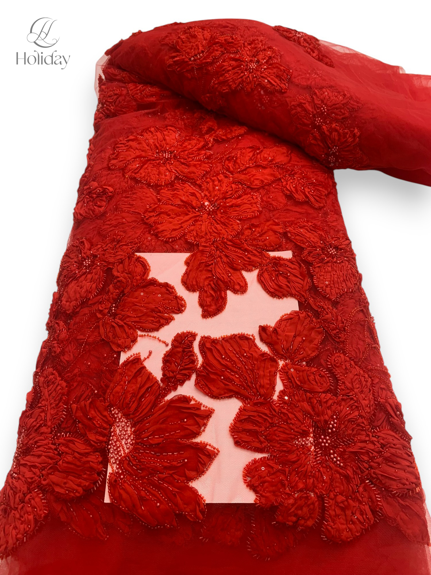 African Chiffon Tulle Lace Fab - مراجعة Glitter Tablecloth وسعره