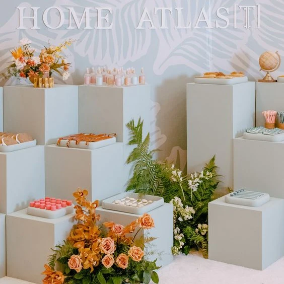 Dessert Table Cake Stand Birth - مراجعة Dessert Table Backdrop وسعره