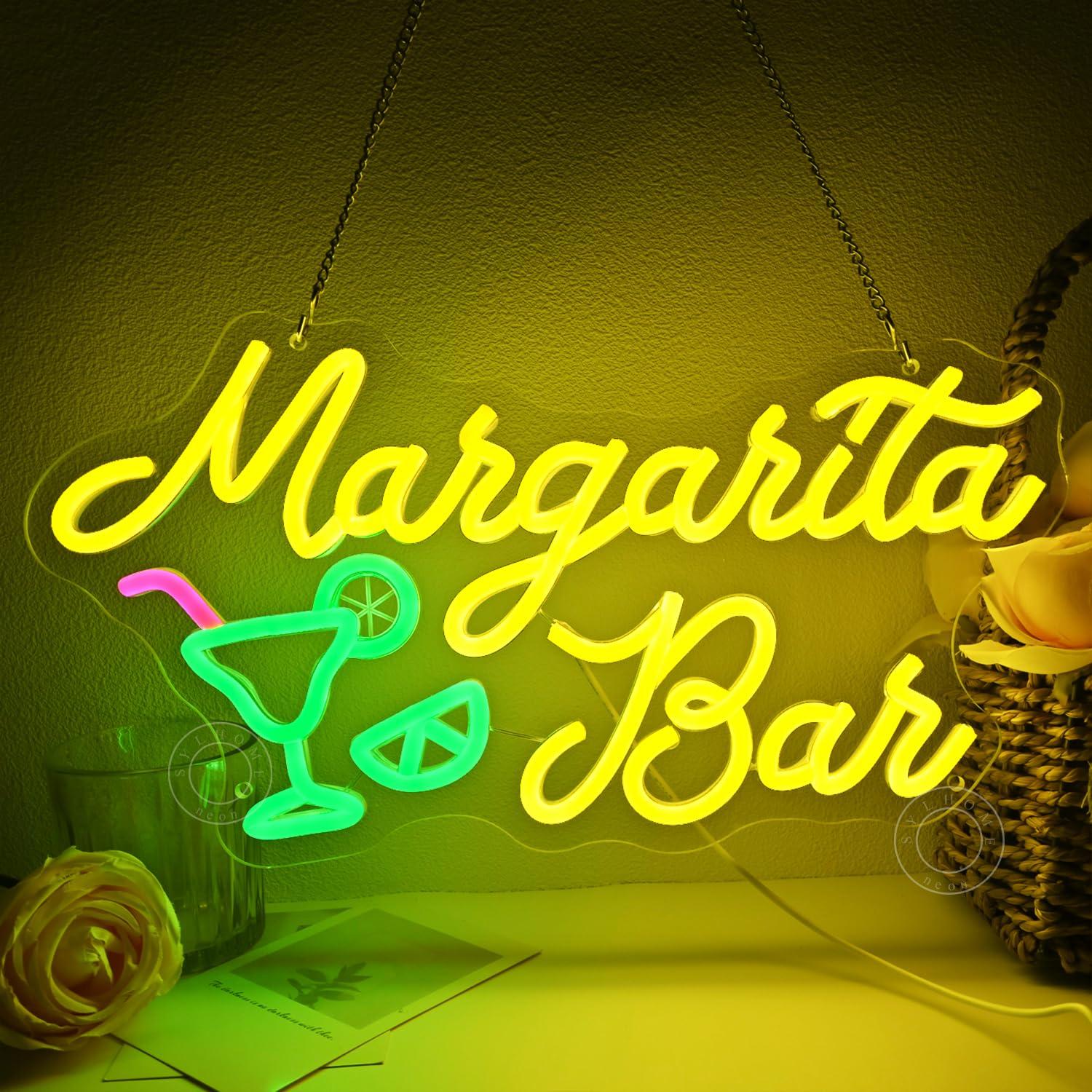 Margarita Bar Neon Sign Dimmab - مراجعة Neon Sign Party وسعره