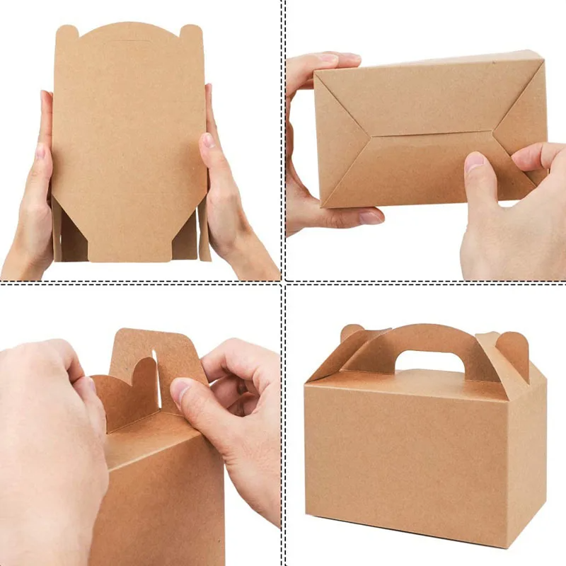 10-30pcs Gift Boxes with Handl - مراجعة Event Party Box وسعره