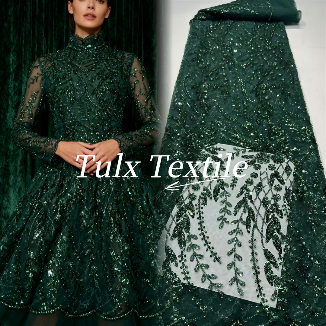 French Lace Fabrics 2026 High  - مراجعة Glitter Tablecloth وسعره