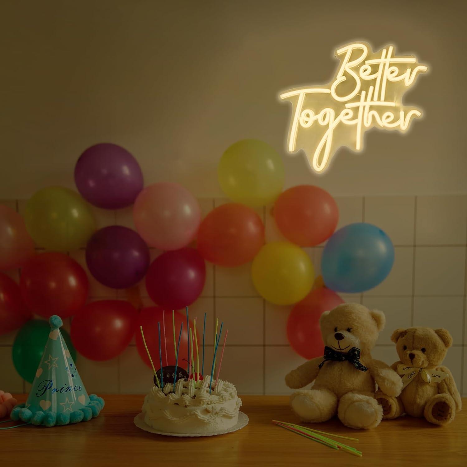 Better Together Neon Sign USB  - مراجعة Neon Sign Party وسعره