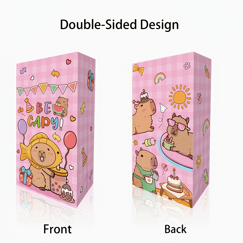 12/24/48pcs Capybara Candy Bag - مراجعة Event Party Box وسعره