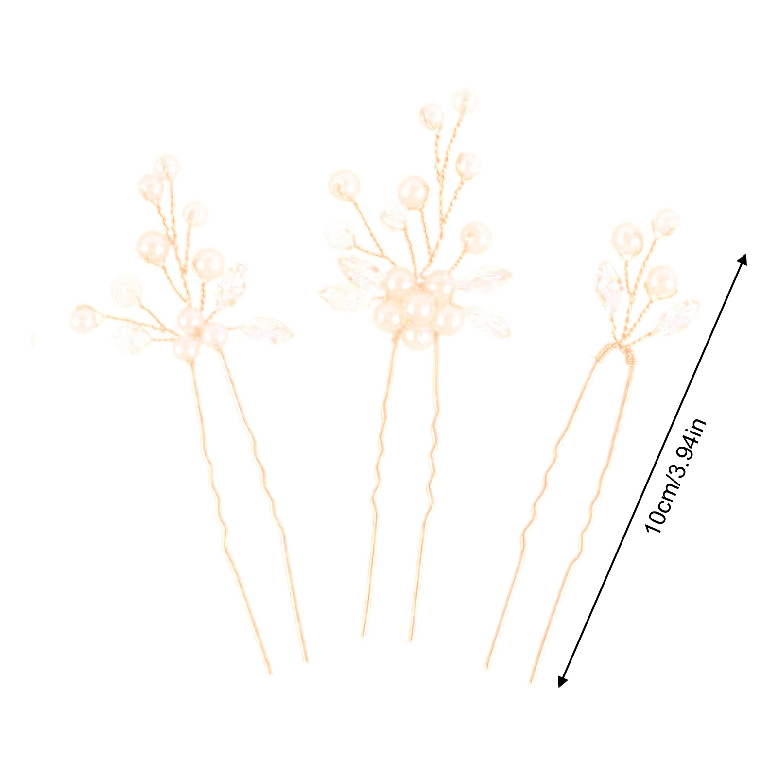 3pcs Bride Hairpin Trendy Hair - مراجعة Event Suppliers وسعره