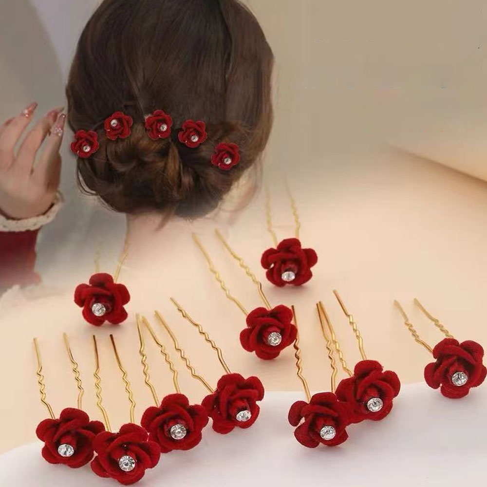 10Pcs Rose Hair Accessories We - مراجعة Event Suppliers وسعره