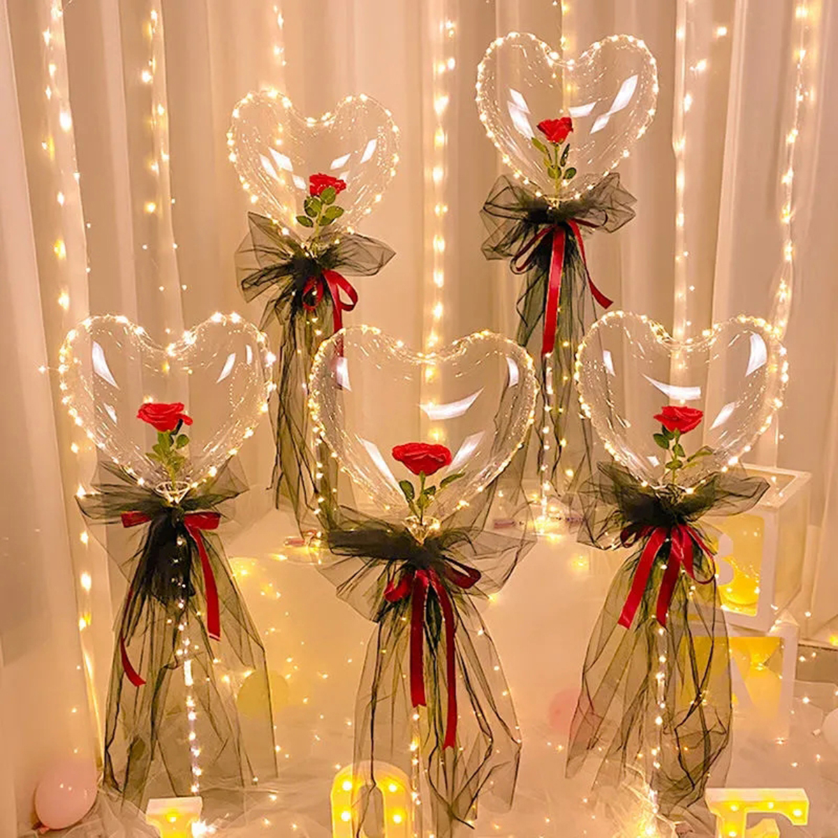 1 Set LED Clear Balloon Transp - مراجعة Led Balloon Light وسعره