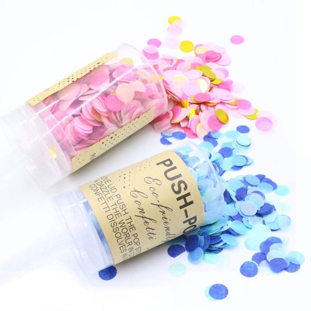 1Pcs Round Push Up Confetti Po - مراجعة Confetti Cannon Tube وسعره