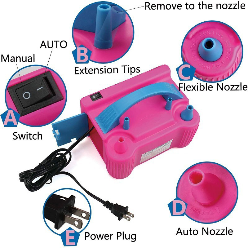 1pc, Balloon Inflatable Electr - مراجعة Balloon Pump Hand وسعره