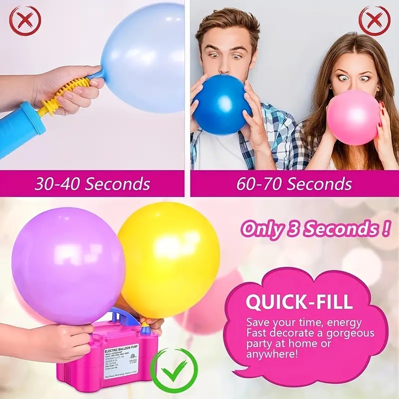 1pc, Balloon Inflatable Electr - مراجعة Balloon Pump Hand وسعره