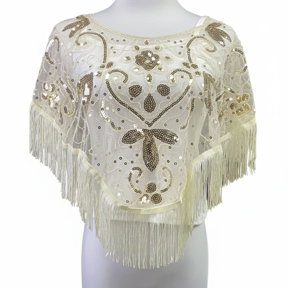 Fashion Sequin Bead Women Tull - مراجعة Glitter Tablecloth وسعره