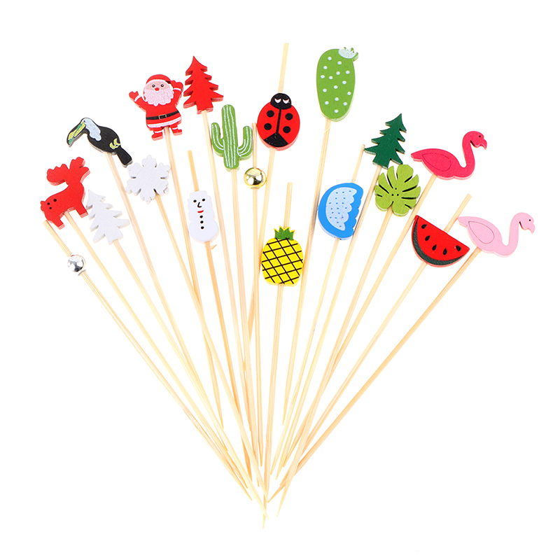 50/100Pcs Star Disposable Bamb - مراجعة Centerpiece Stick وسعره