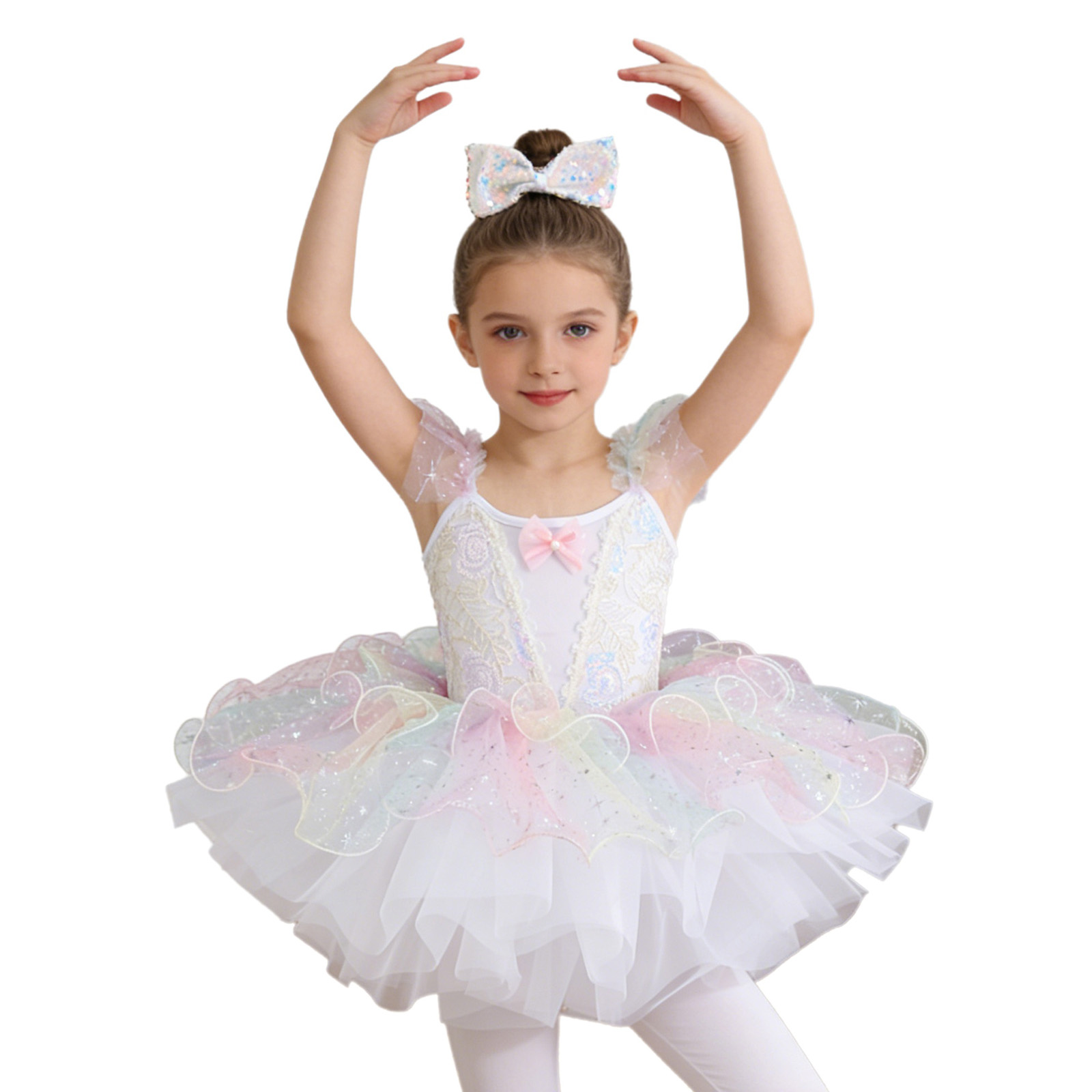 Kids Girls Ballet Dance Dress  - مراجعة Glitter Tablecloth وسعره