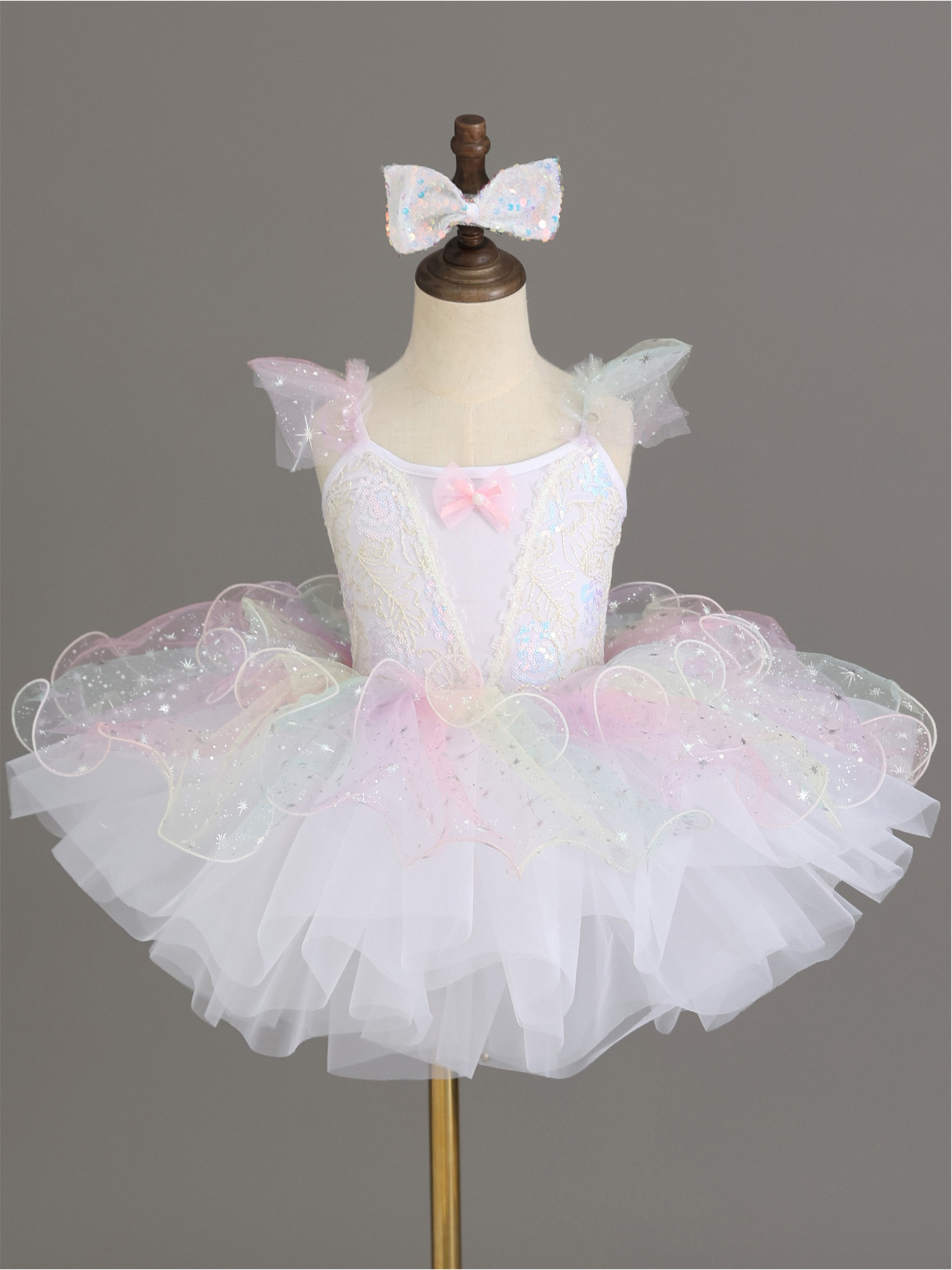 Kids Girls Ballet Dance Dress  - مراجعة Glitter Tablecloth وسعره