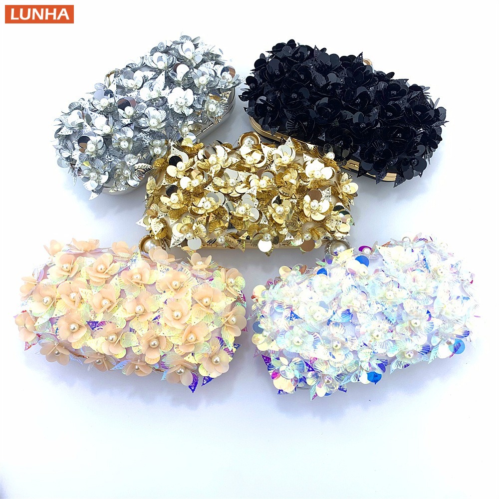 Women's Luxury Pearl Clutch Bo - مراجعة Event Party Box وسعره
