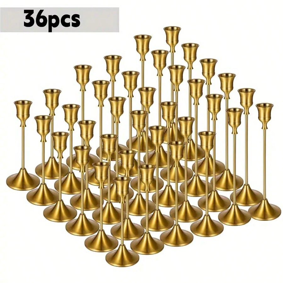 36 Pcs Taper Candle Holders Bu - مراجعة Centerpiece Stick وسعره