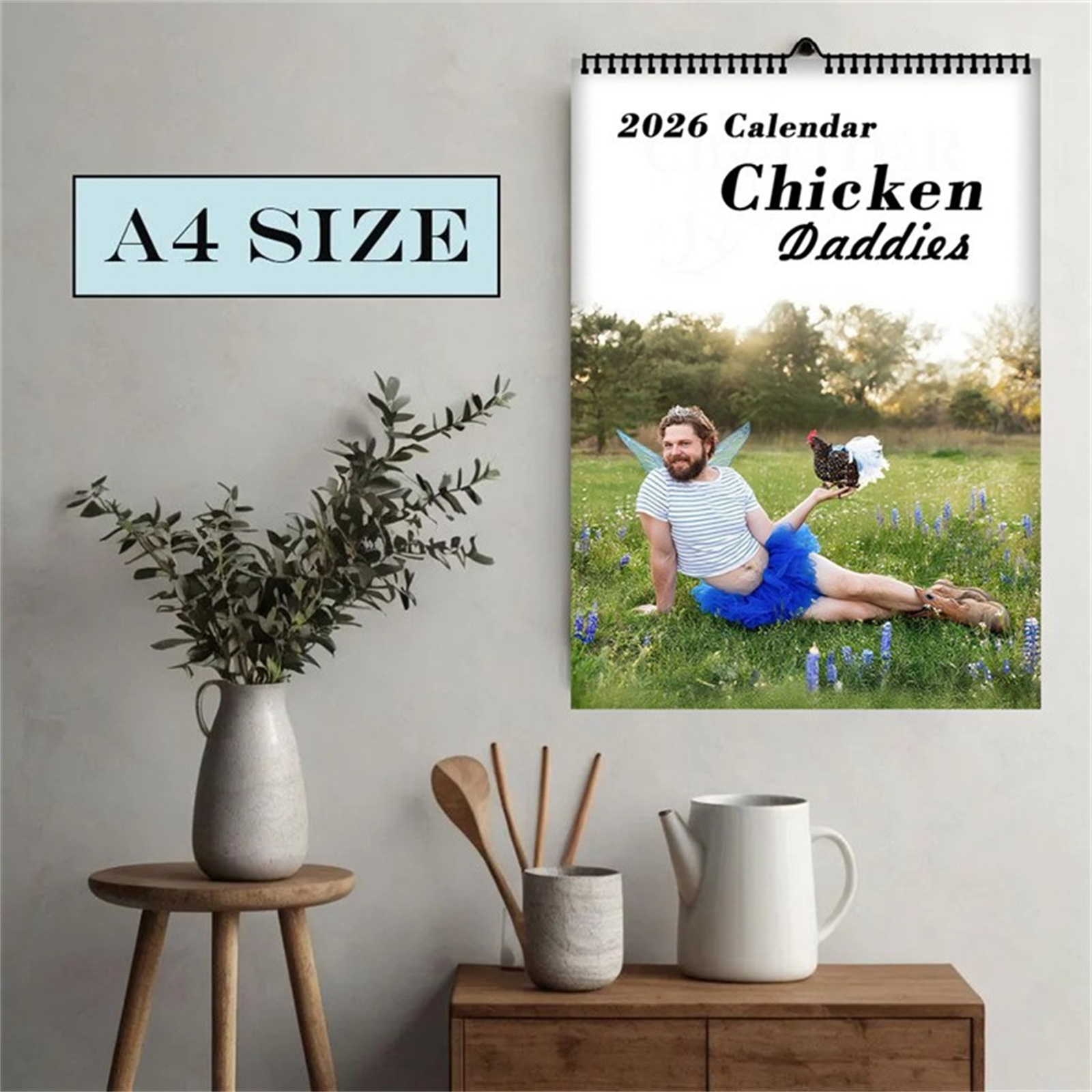2026 Funny Chicken Daddy Wall  - مراجعة Event Support وسعره