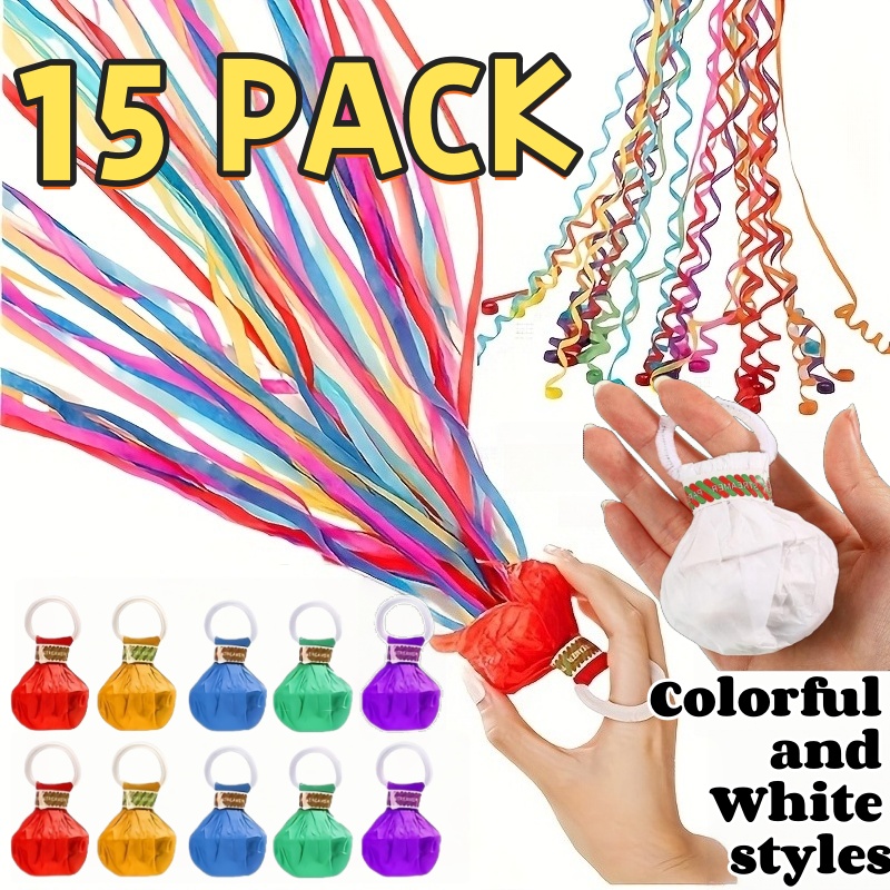 2/15pcs Hand-Thrown Confetti E - مراجعة Confetti Cannon Tube وسعره