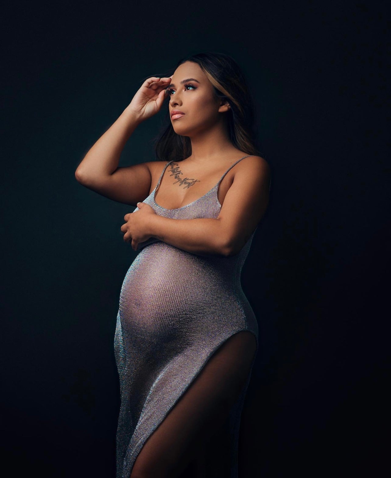 Maternity Dresses for Photo Sh - مراجعة Glitter Tablecloth وسعره