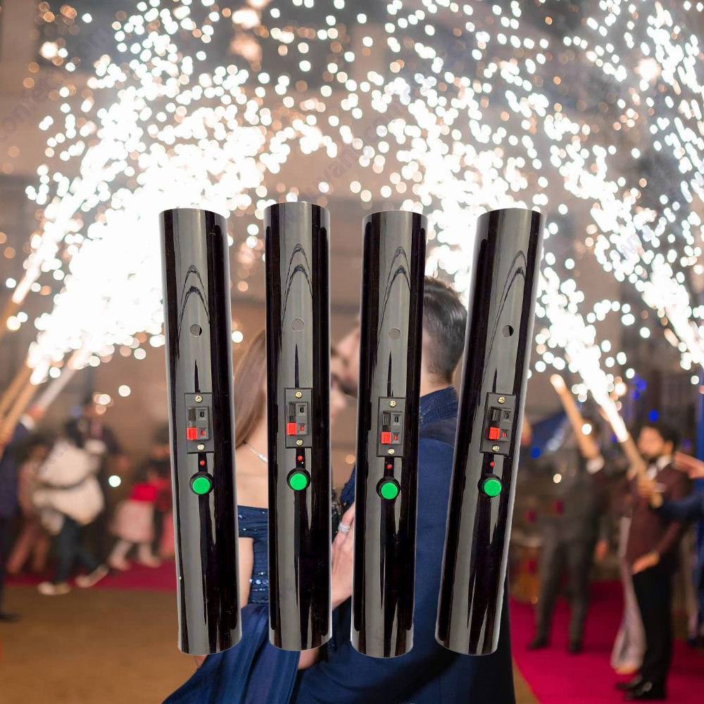 Reusable Hand Held Cold Founta - مراجعة Confetti Cannon Tube وسعره