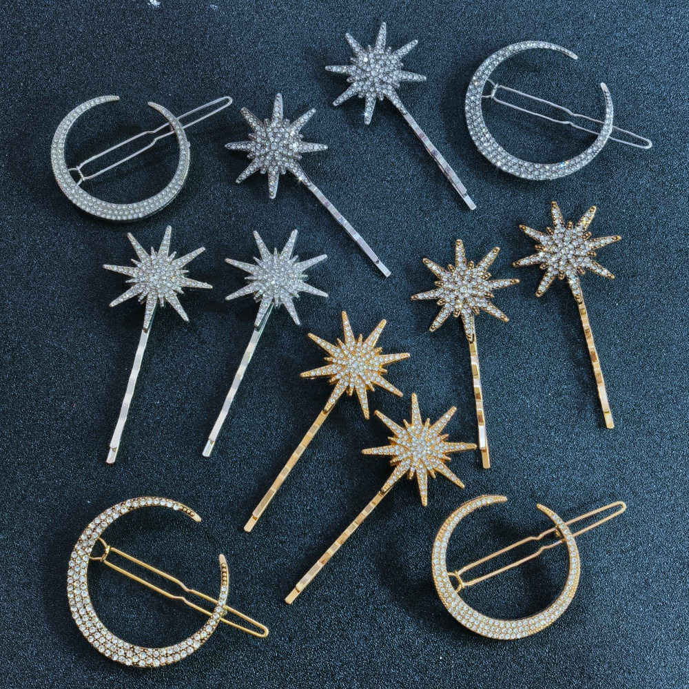 3/4 pcs set Crystal Star Hairp - مراجعة Event Suppliers وسعره