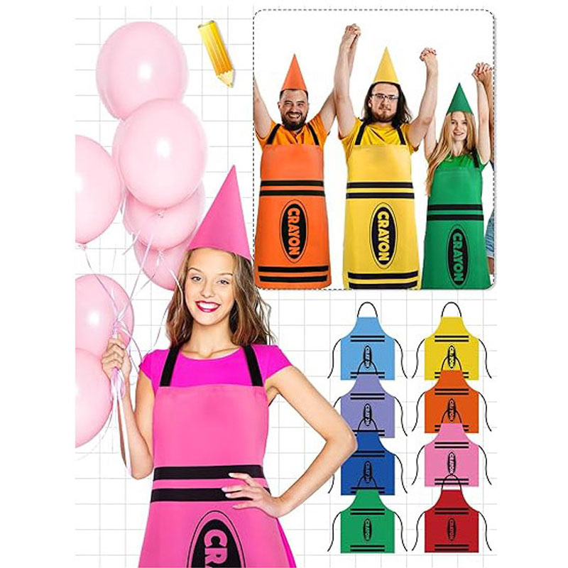 Colorful Crayon Themed Gnome S - مراجعة Party Hat Cone وسعره