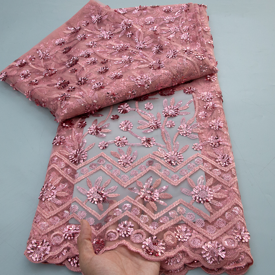 2026 French Sequins Lace Fabri - مراجعة Glitter Tablecloth وسعره