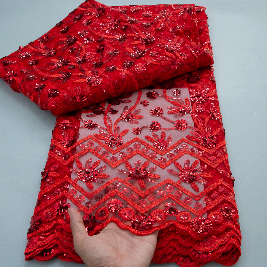 2026 French Sequins Lace Fabri - مراجعة Glitter Tablecloth وسعره