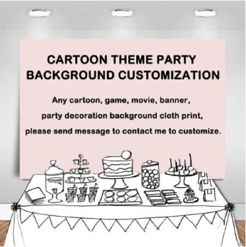 Donut Sweet One Photography Ba - مراجعة Dessert Table Backdrop وسعره