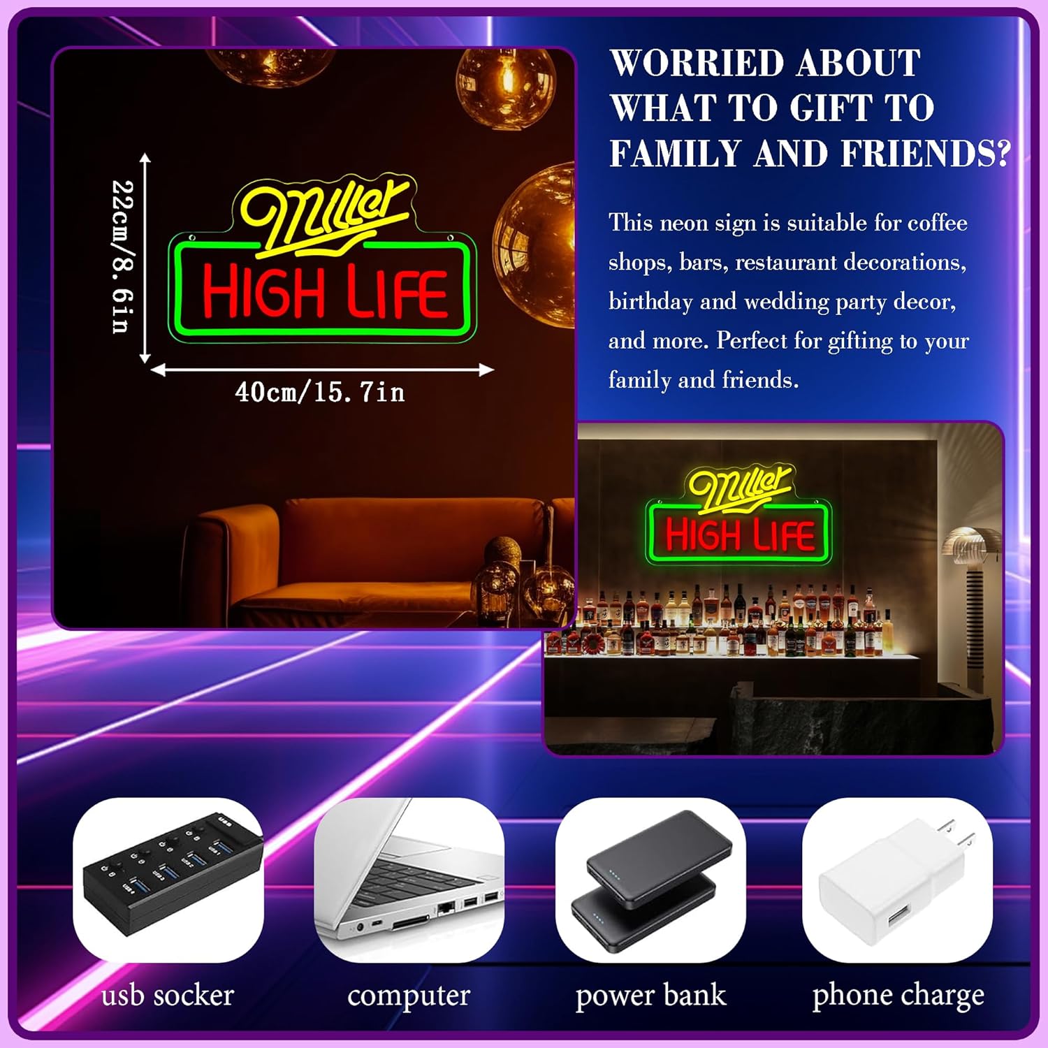 Beer Neon Sign Business Art Wa - مراجعة Neon Sign Party وسعره