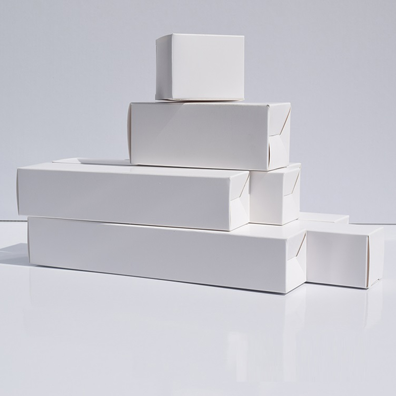 50pcs -  Blank White Paper Box - مراجعة Event Party Box وسعره