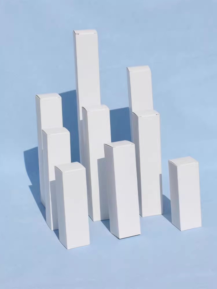 50pcs -  Blank White Paper Box - مراجعة Event Party Box وسعره