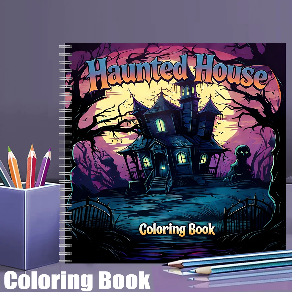 Haunted House Coloring Book fo - مراجعة Supply Event وسعره