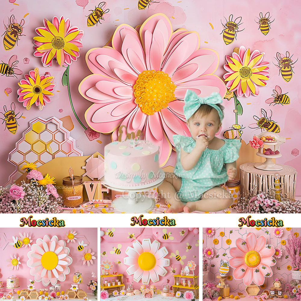 Mocsicka Sweet Daisy Girl Birt - مراجعة Dessert Table Backdrop وسعره