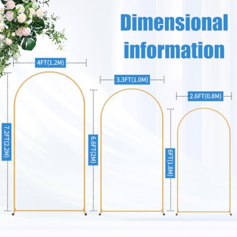 Metal Arch Backdrop Stand Set  - مراجعة Balloon Arch Kit وسعره