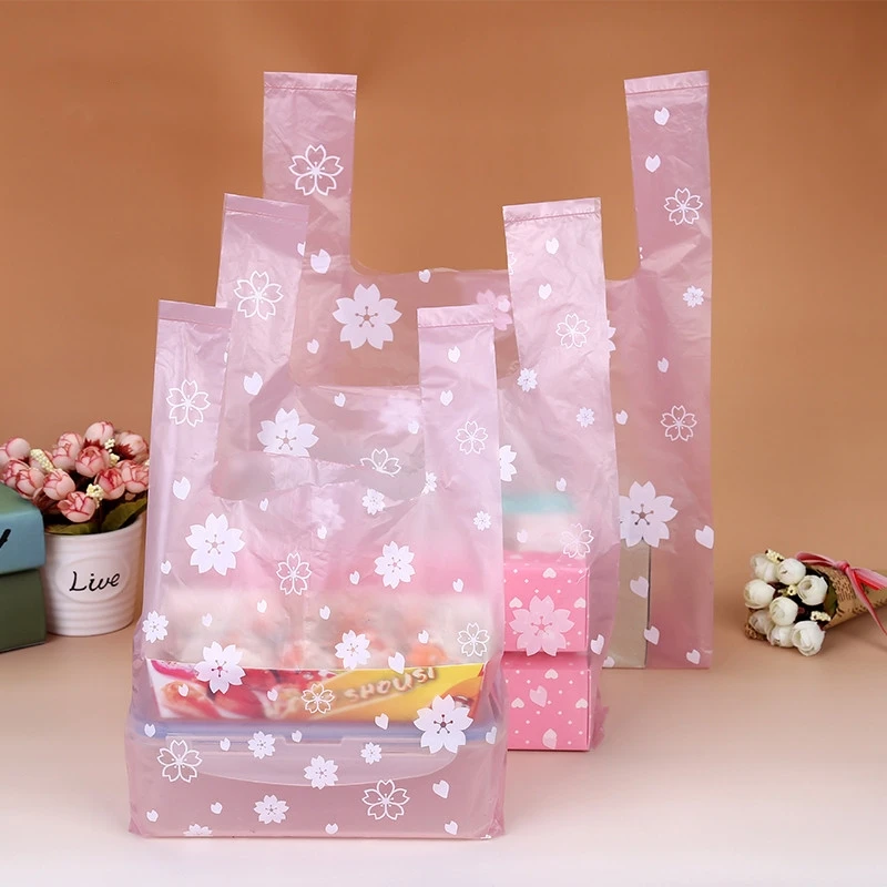 100Pcs/bag Pink Sakura Vest Ba - مراجعة Event Party Shop وسعره