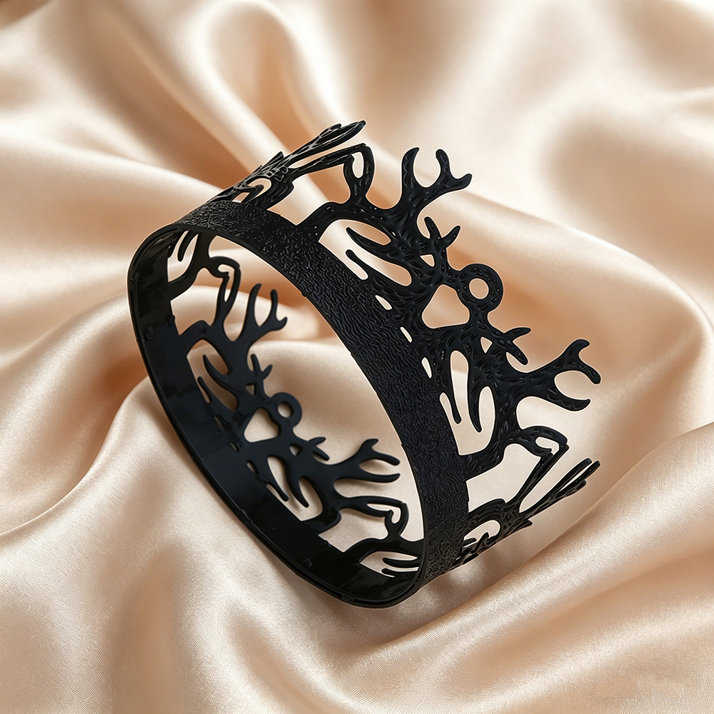 1pc Fashion Black Gothic Antle - مراجعة Event & Party Supply وسعره