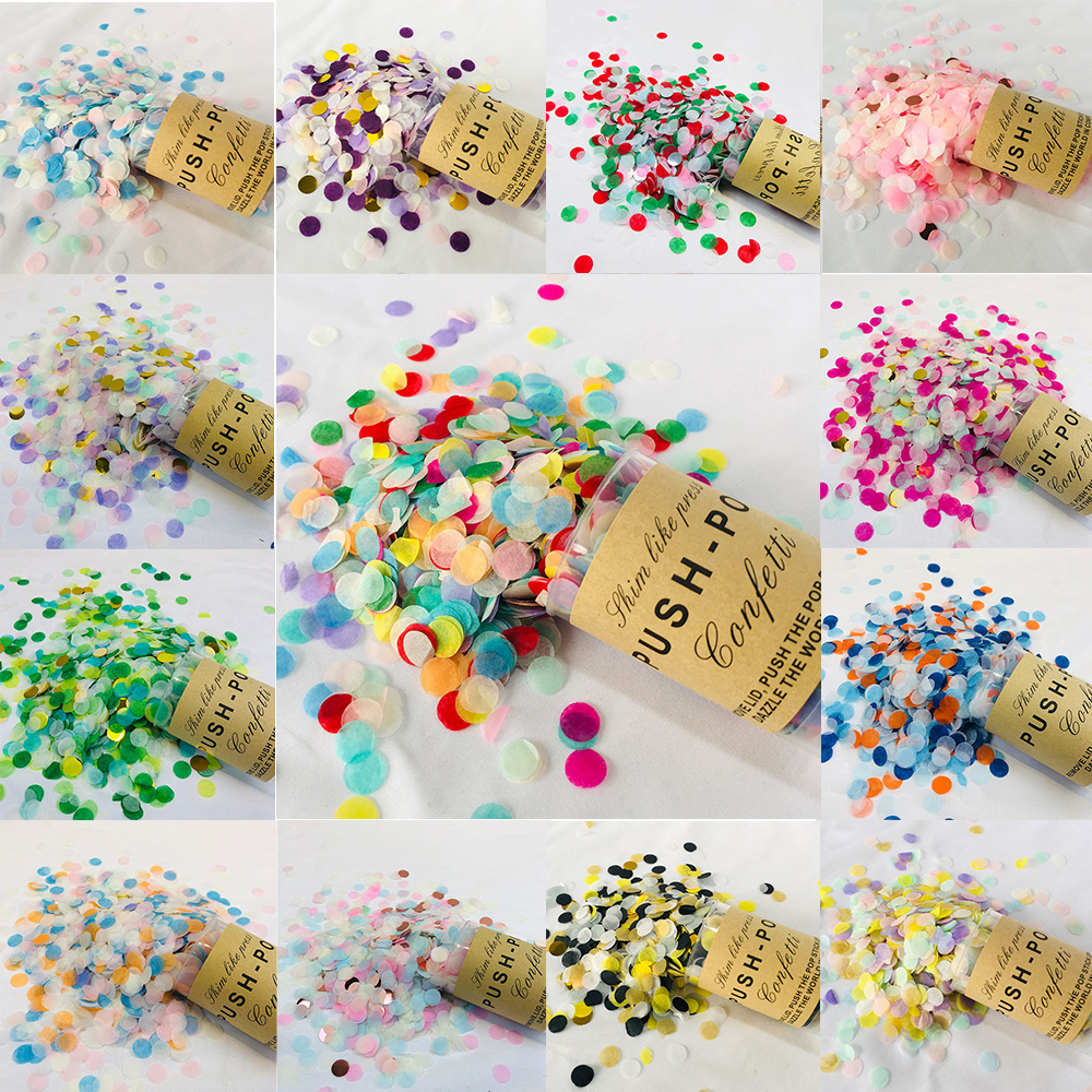 2pcs Multicolor Paper Scrap Fo - مراجعة Confetti Cannon Tube وسعره