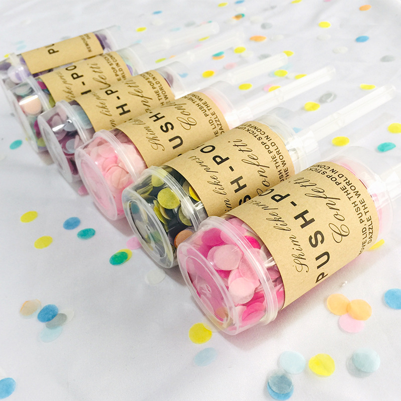 2pcs Multicolor Paper Scrap Fo - مراجعة Confetti Cannon Tube وسعره