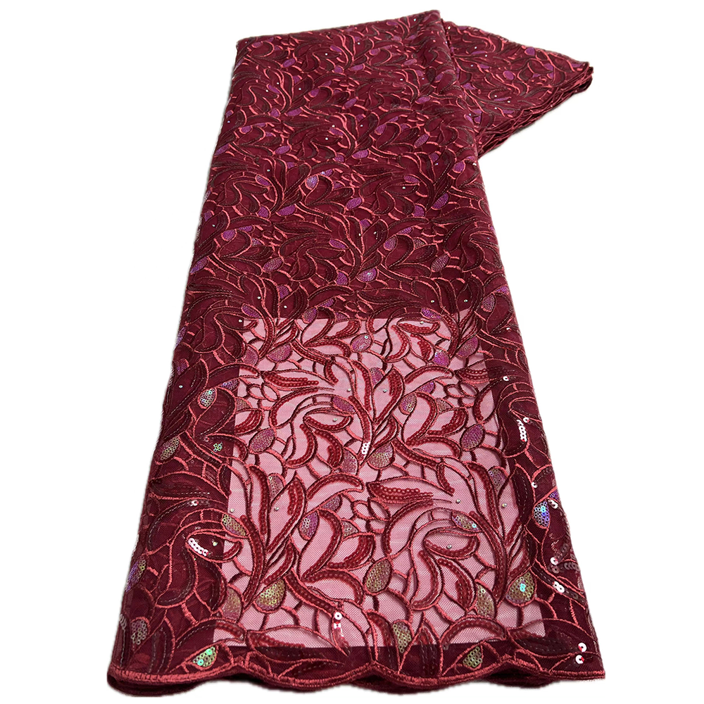 African Sequins Lace Fabric 20 - مراجعة Glitter Tablecloth وسعره